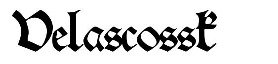 Velascossk font, free Velascossk font, preview Velascossk font