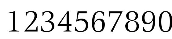 VeljovicStd Book Font, Number Fonts