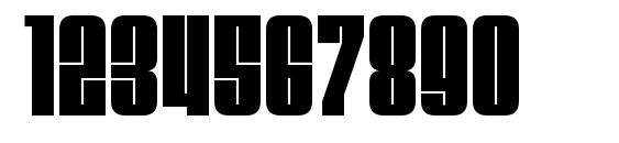 VelvendaMegablack Regular Font, Number Fonts