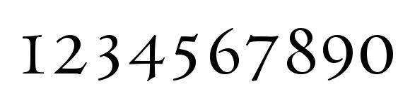 Venetian 301 Demi BT Font, Number Fonts