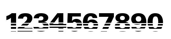Шрифт Ventilat, Шрифты для цифр и чисел