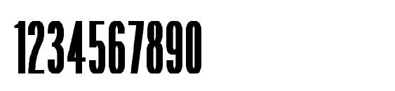 Venus Normal Wd Bold Font, Number Fonts