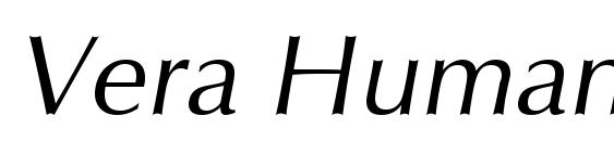 шрифт Vera Humana 95 Italic, бесплатный шрифт Vera Humana 95 Italic, предварительный просмотр шрифта Vera Humana 95 Italic