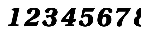 Veracityblackssk bold italic Font, Number Fonts