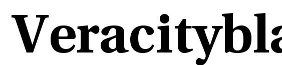 Veracityblackssk bold Font