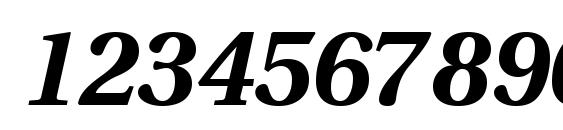 Veracityblackssk italic Font, Number Fonts