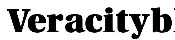 Veracityblackssk Font