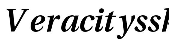 Veracityssk bold italic Font