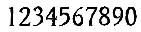 VeracruzAntique Regular Font, Number Fonts