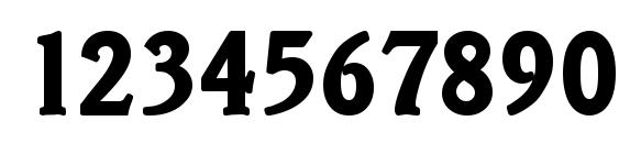 VeracruzLH Bold Font, Number Fonts