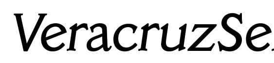 Шрифт VeracruzSerial Italic