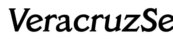 VeracruzSerial Medium Italic Font