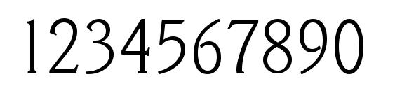VeracruzSerial Xlight Regular Font, Number Fonts