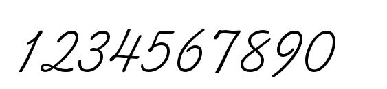 Verbenac Font, Number Fonts