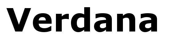 шрифт Verdana bold, бесплатный шрифт Verdana bold, предварительный просмотр шрифта Verdana bold