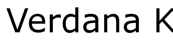 шрифт Verdana KOI8, бесплатный шрифт Verdana KOI8, предварительный просмотр шрифта Verdana KOI8