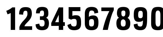 VerioxRg Bold Font, Number Fonts