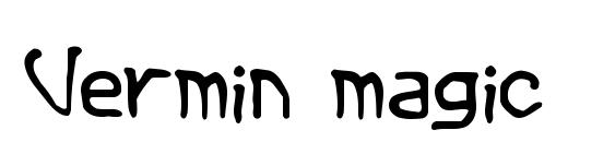 Vermin magic font, free Vermin magic font, preview Vermin magic font