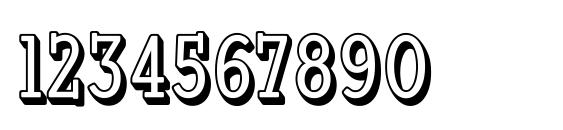 Vermont LET Plain.1.0 Font, Number Fonts