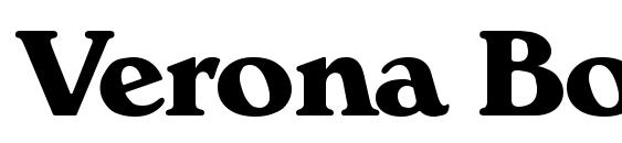 шрифт Verona Bold, бесплатный шрифт Verona Bold, предварительный просмотр шрифта Verona Bold