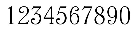 Verona xlight Font, Number Fonts
