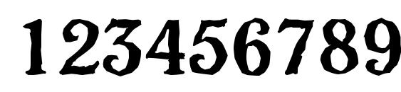 VeronaAntique Medium Regular Font, Number Fonts