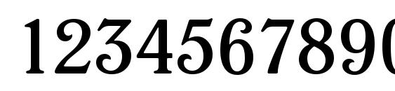 VeronaSerial Regular Font, Number Fonts