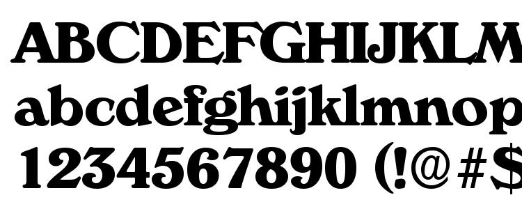 glyphs VeronaSerial Xbold Regular font, сharacters VeronaSerial Xbold Regular font, symbols VeronaSerial Xbold Regular font, character map VeronaSerial Xbold Regular font, preview VeronaSerial Xbold Regular font, abc VeronaSerial Xbold Regular font, VeronaSerial Xbold Regular font