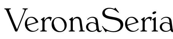 VeronaSerial Xlight Regular Font