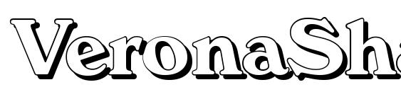 VeronaShadow Bold font, free VeronaShadow Bold font, preview VeronaShadow Bold font
