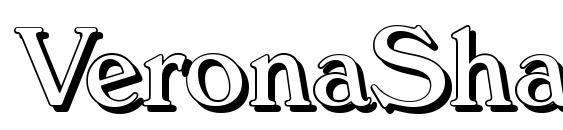 VeronaShadow Regular font, free VeronaShadow Regular font, preview VeronaShadow Regular font
