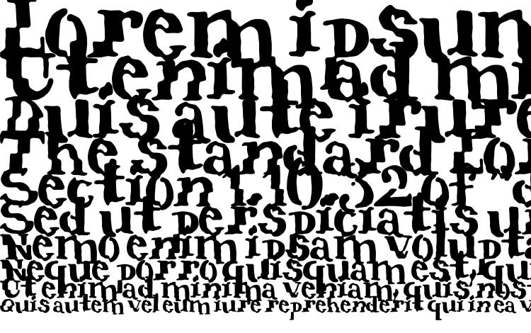 specimens verrutscht font, sample verrutscht font, an example of writing verrutscht font, review verrutscht font, preview verrutscht font, verrutscht font