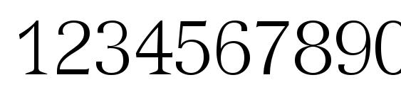 Versailles LT 45 Light Font, Number Fonts