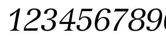 Versailles LT 56 Italic Font, Number Fonts