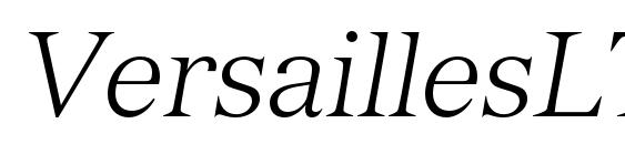 VersaillesLTStd LightItalic Font