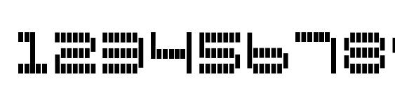 Vertical Tuning Font, Number Fonts