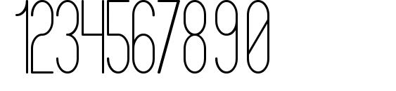 Verticalization Font, Number Fonts