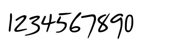 VerticalScript Font, Number Fonts