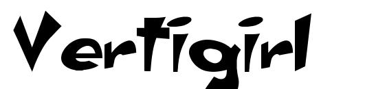 шрифт Vertigirl, бесплатный шрифт Vertigirl, предварительный просмотр шрифта Vertigirl