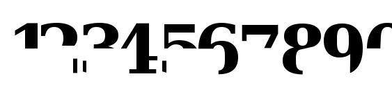 Шрифт Veru serif, Шрифты для цифр и чисел