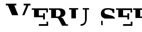 Шрифт Veru serif