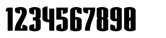 VerveStd Black Font, Number Fonts