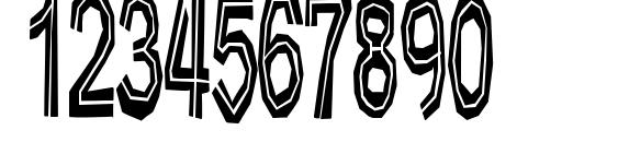 Very bad posture Font, Number Fonts