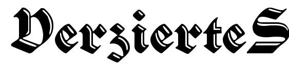 шрифт VerzierteSchwabacher, бесплатный шрифт VerzierteSchwabacher, предварительный просмотр шрифта VerzierteSchwabacher
