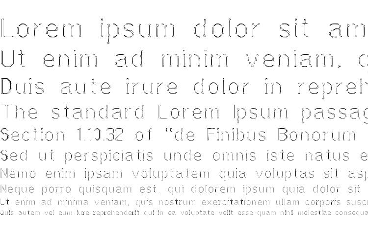 specimens Vestige font, sample Vestige font, an example of writing Vestige font, review Vestige font, preview Vestige font, Vestige font