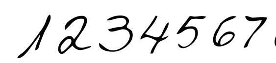 Vestra Regular Font, Number Fonts