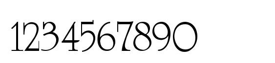 VI University Font, Number Fonts