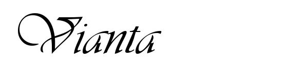 Шрифт Vianta