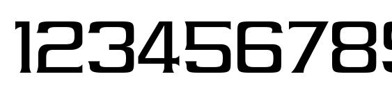 Vibrocentric Regular Font, Number Fonts