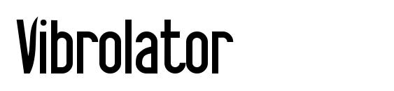 Vibrolator font, free Vibrolator font, preview Vibrolator font